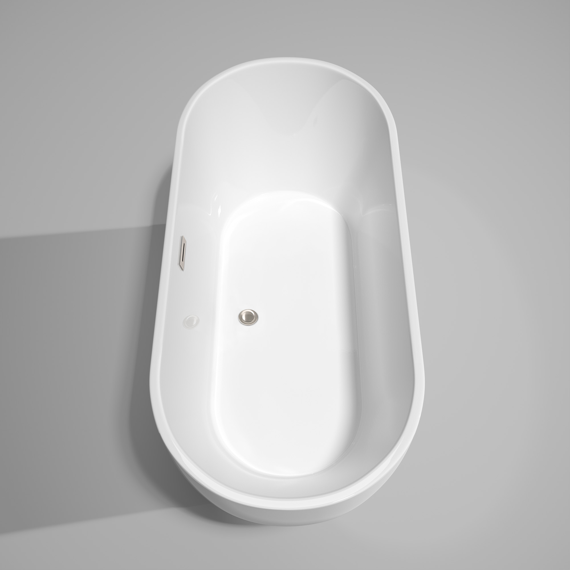 Brooklyn 67" Soaking Bathtub by Wyndham Collection White Beautiful