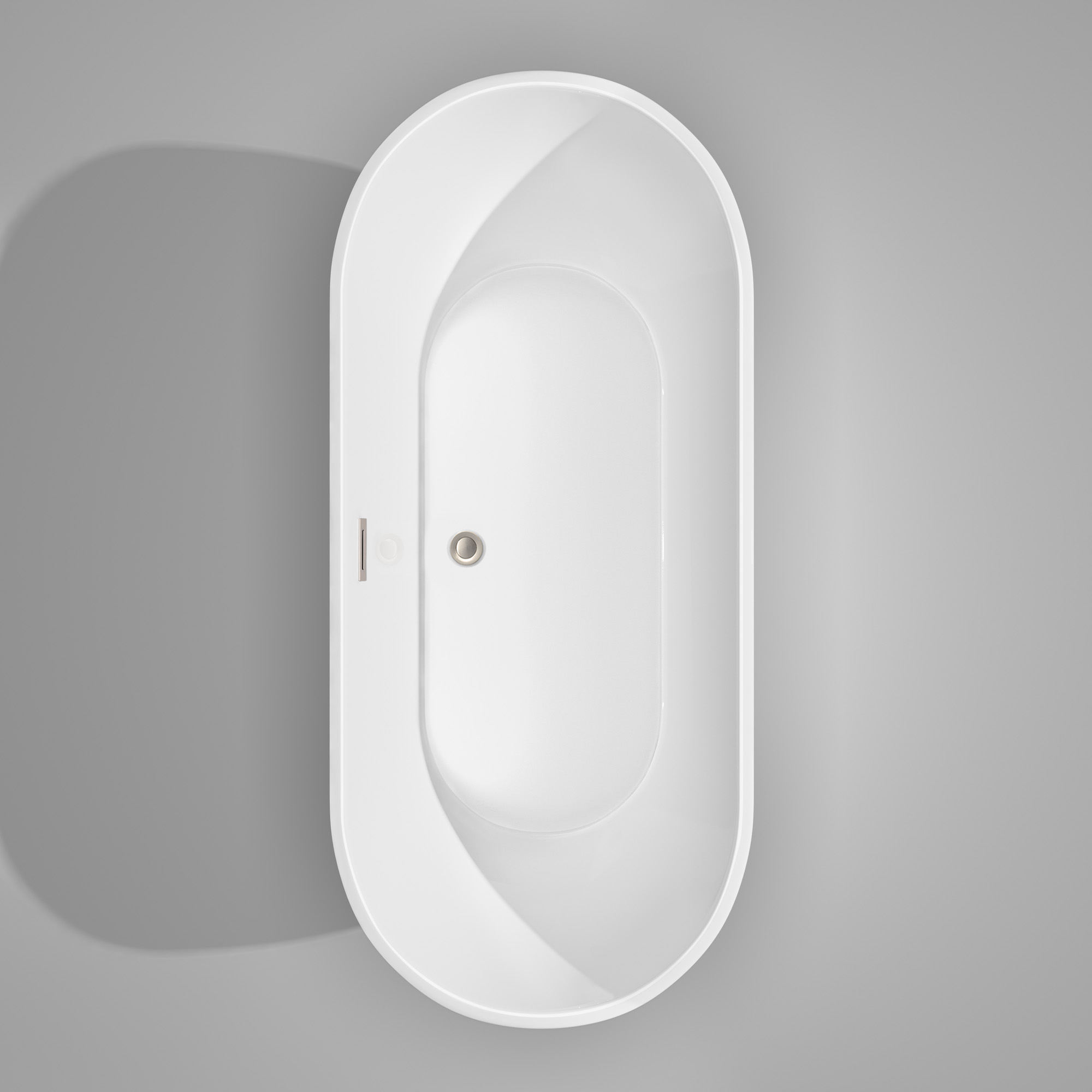 Brooklyn 67" Soaking Bathtub by Wyndham Collection White Beautiful bathroom furniture for