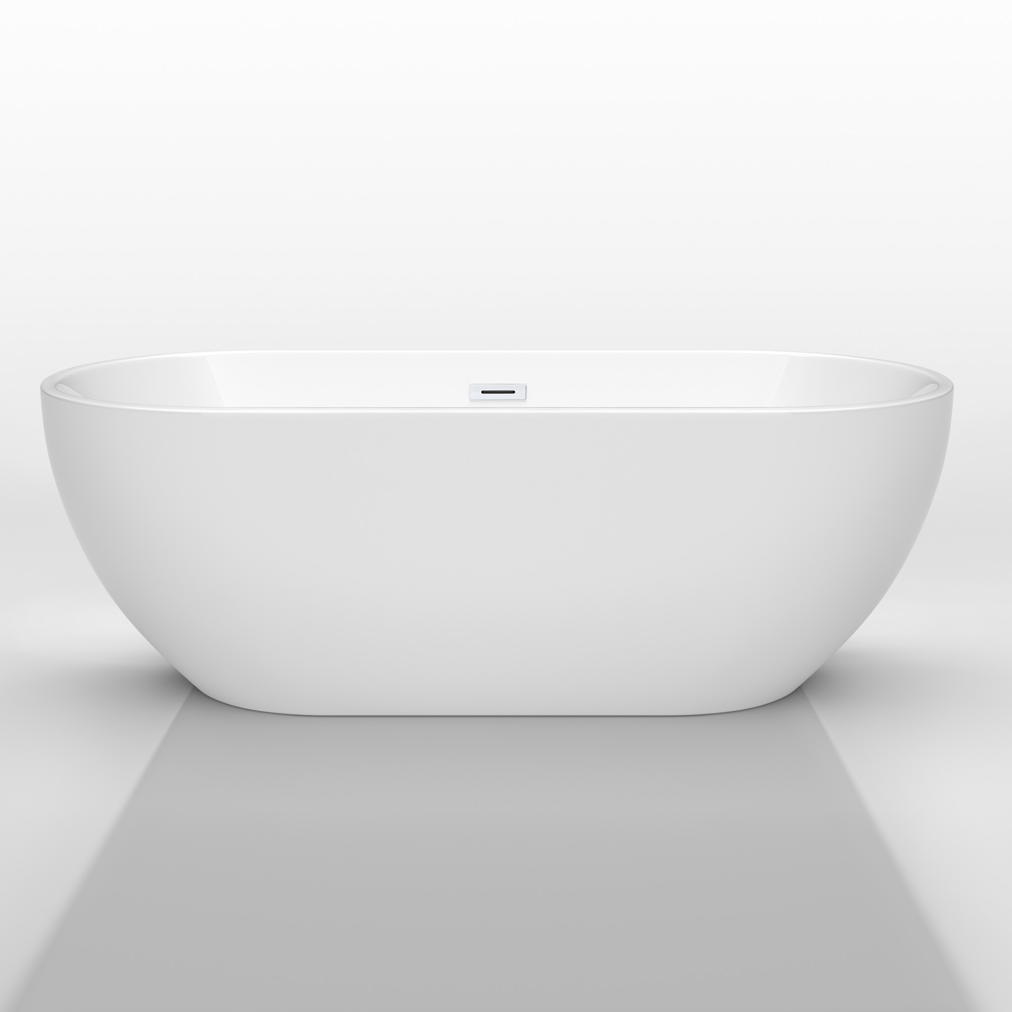 Brooklyn 67" Soaking Bathtub by Wyndham Collection White Beautiful bathroom furniture for