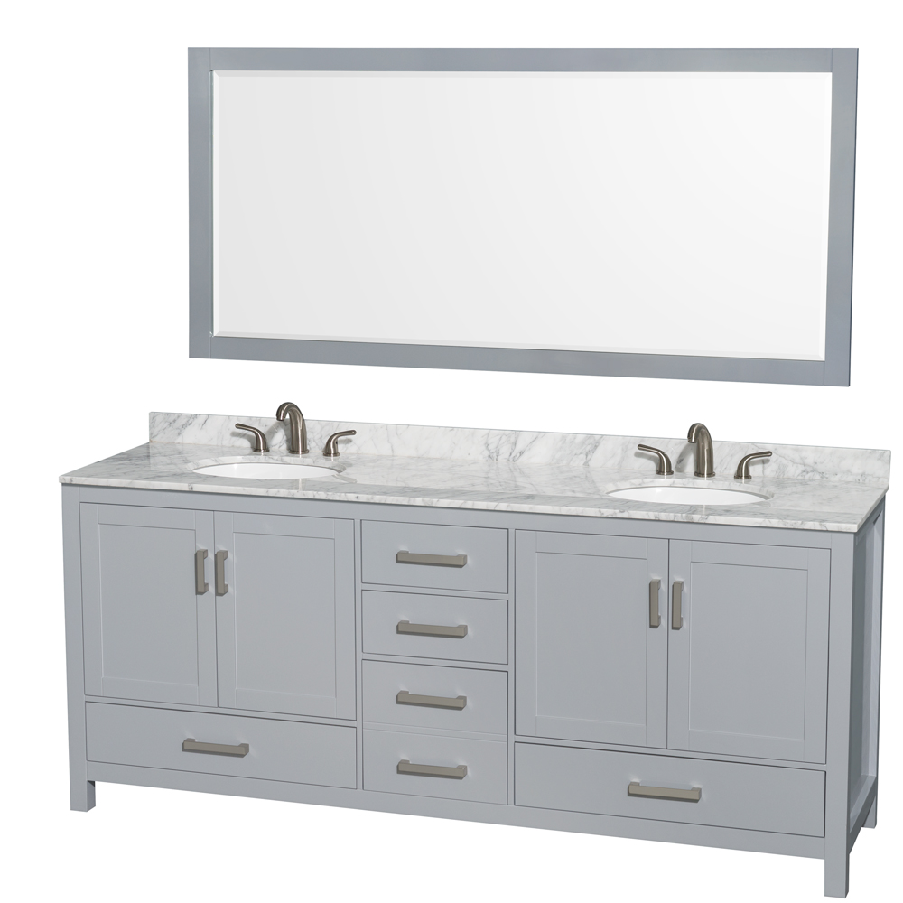 Sheffield 80 Double Bathroom Vanity Gray Beautiful Bathroom Furniture For Every Home Wyndham Collection Sheffield 80 Double Bathroom Vanity Gray Beautiful Bathroom Furniture For Every Home Wyndham Collection