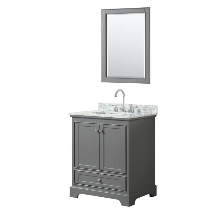 Deborah 30" Single Bathroom Vanity by Wyndham Collection - Dark Gray WC-2020-30-SGL-VAN-DKG