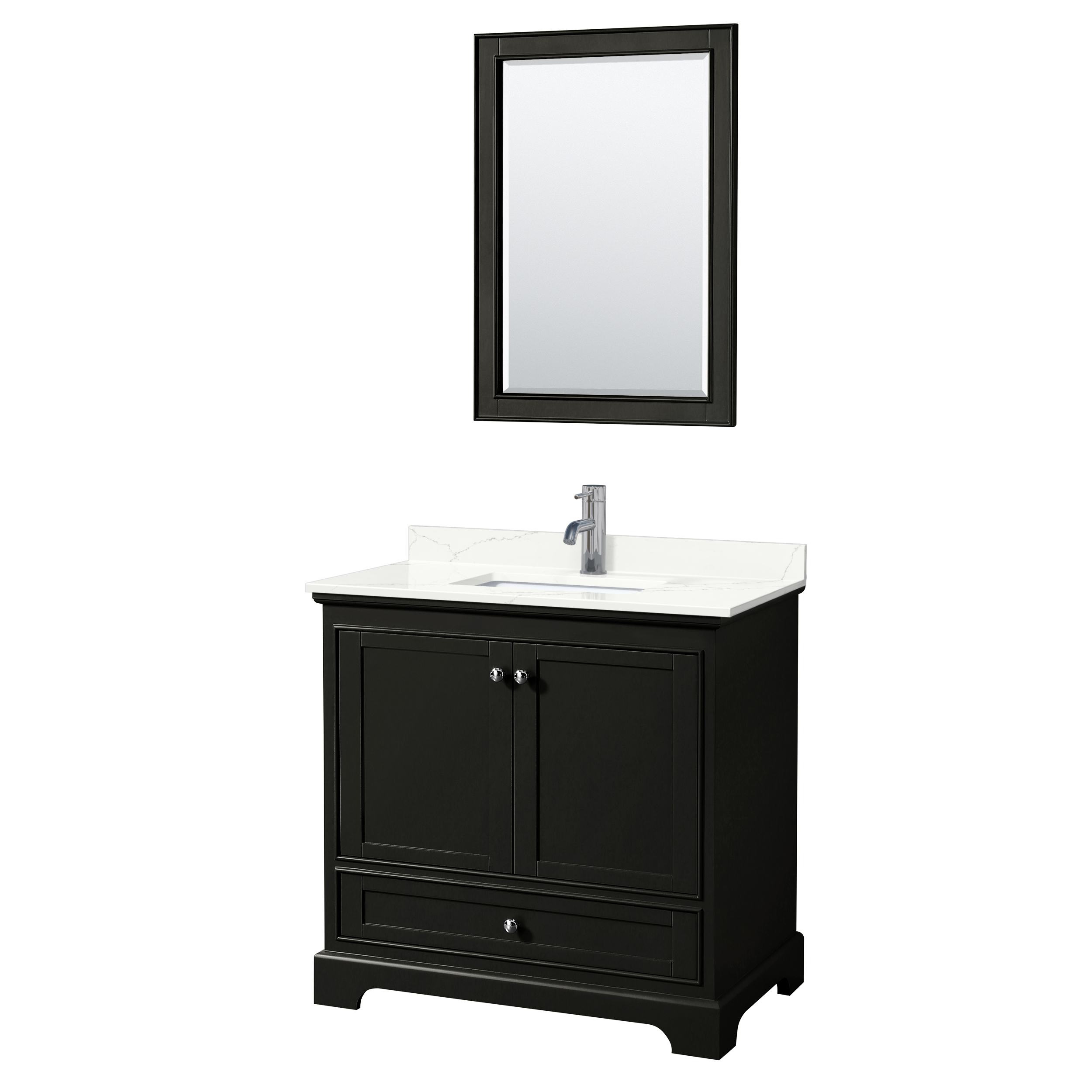 Deborah 36" Single Bathroom Vanity - Dark Espresso WC-2020-36-SGL-VAN-DES_