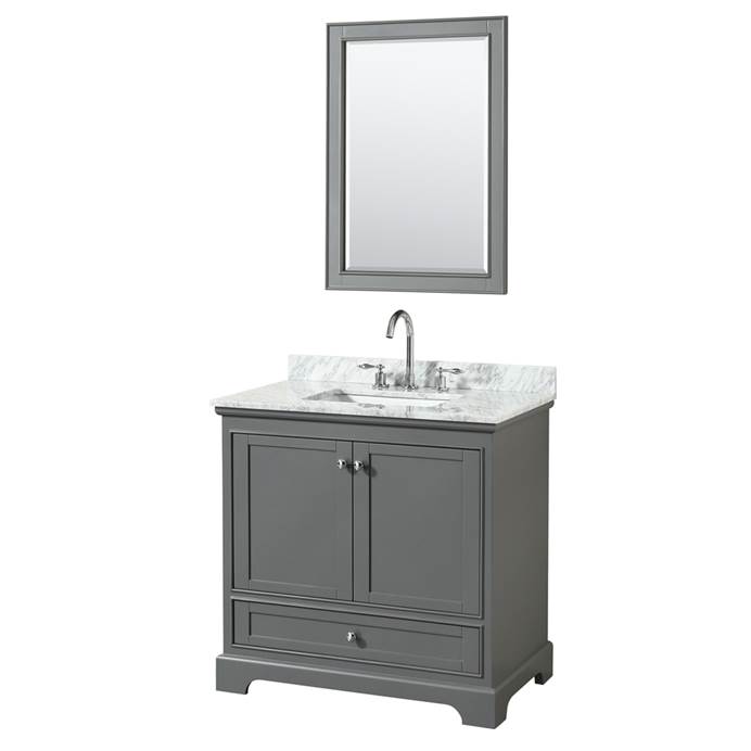Deborah 36" Single Bathroom Vanity - Dark Gray WC-2020-36-SGL-VAN-DKG