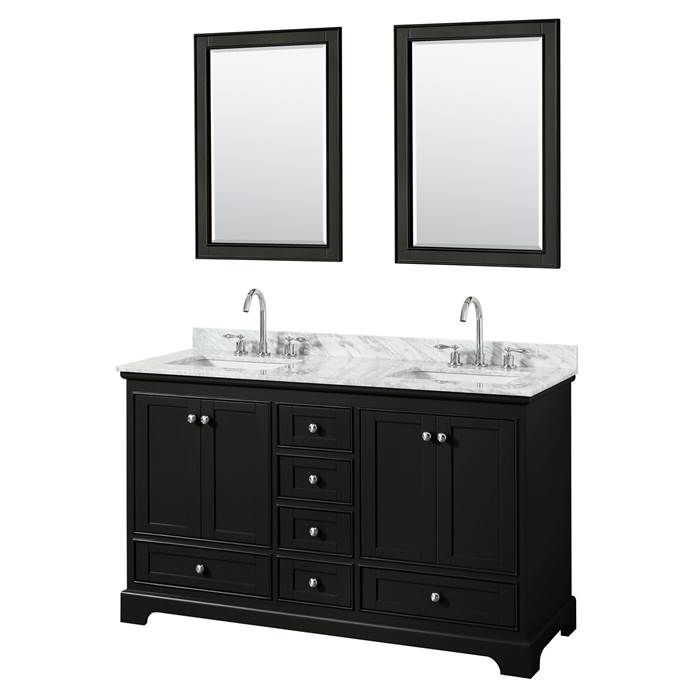 Deborah 60" Double Bathroom Vanity - Dark Espresso WC-2020-60-DBL-VAN-DES