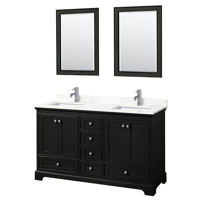 Deborah 60" Double Bathroom Vanity - Dark Espresso WC-2020-60-DBL-VAN-DES_