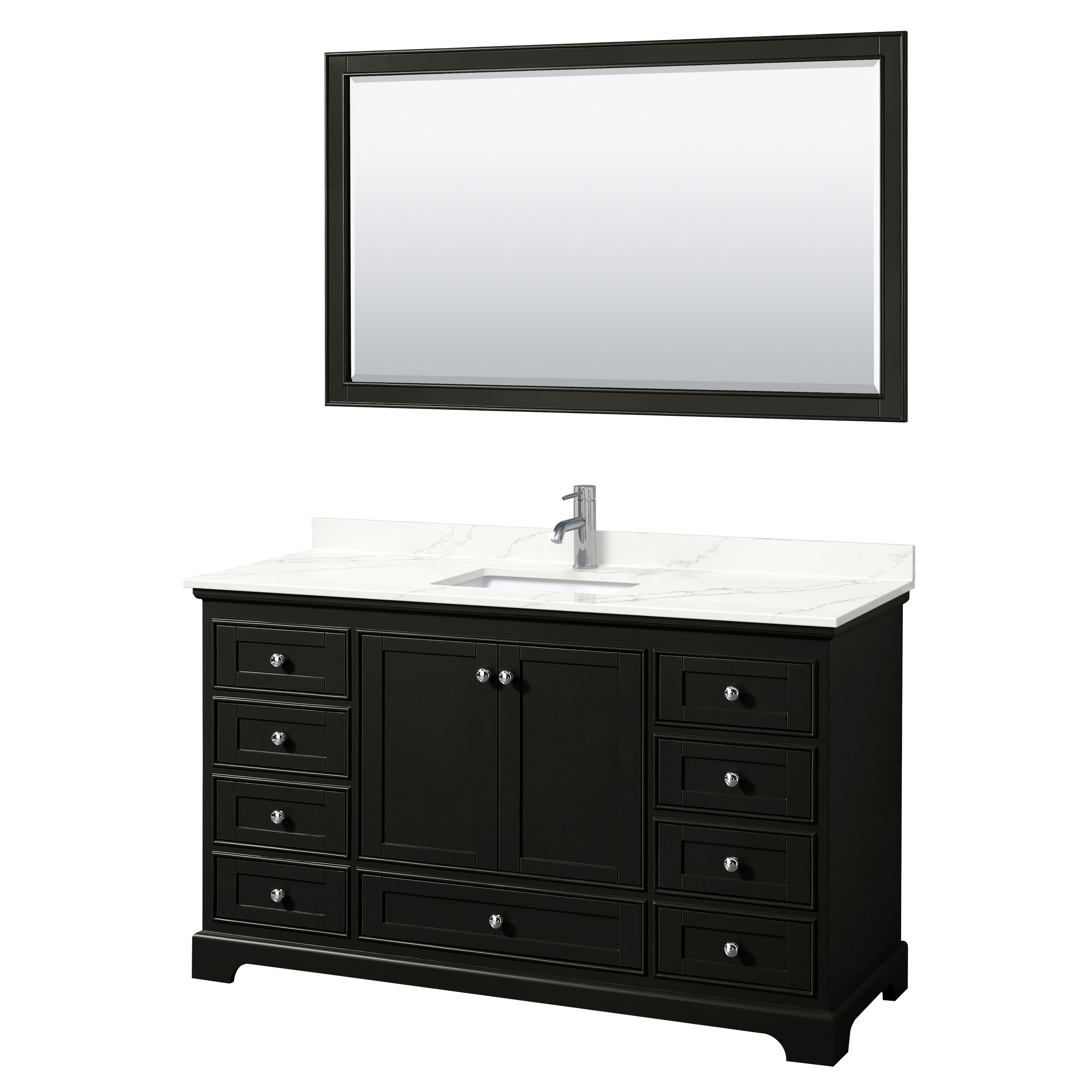 Deborah 60" Single Bathroom Vanity - Dark Espresso WC-2020-60-SGL-VAN-DES_