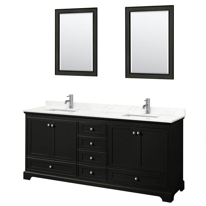 Deborah 80" Double Bathroom Vanity - Dark Espresso WC-2020-80-DBL-VAN-DES_