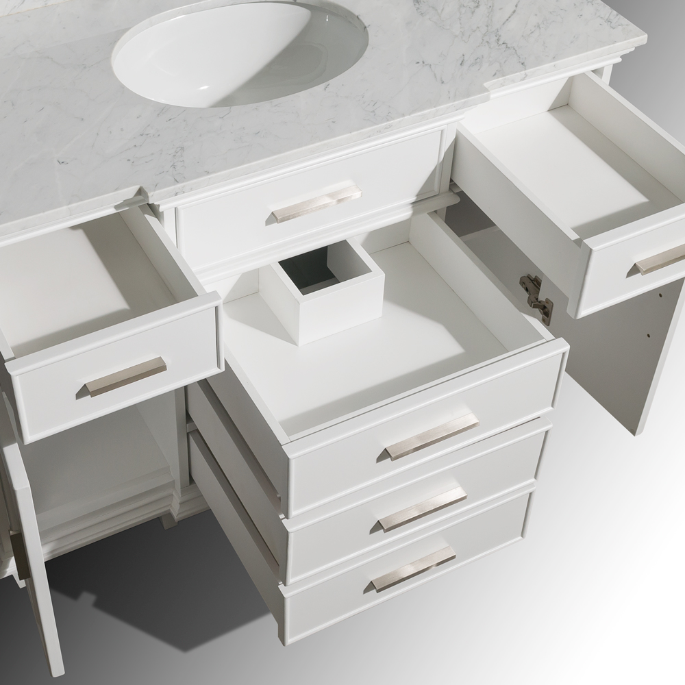 Berkeley 48 Single Bathroom Vanity White Beautiful Bathroom Furniture For Every Home Wyndham Collection