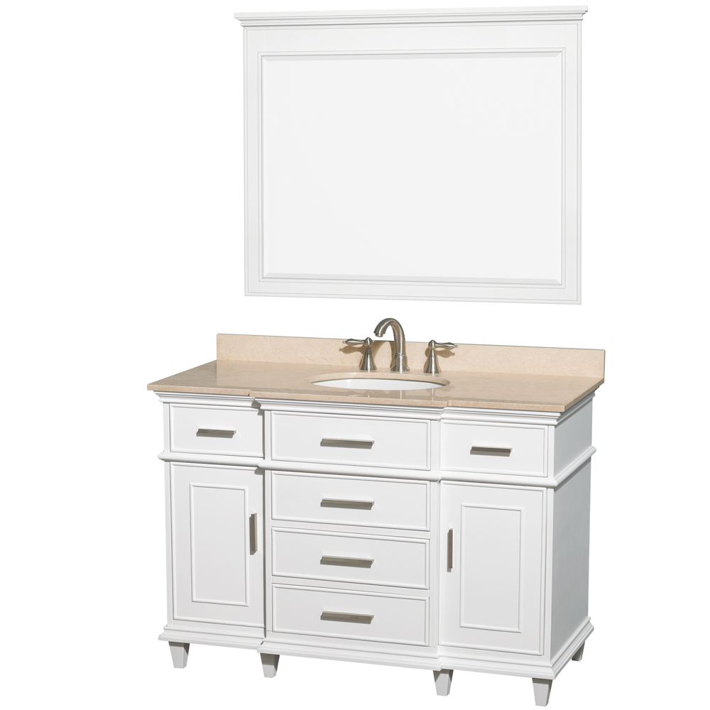 Berkeley 48 Single Bathroom Vanity, 60 Inch Vanity Double Sink Menards