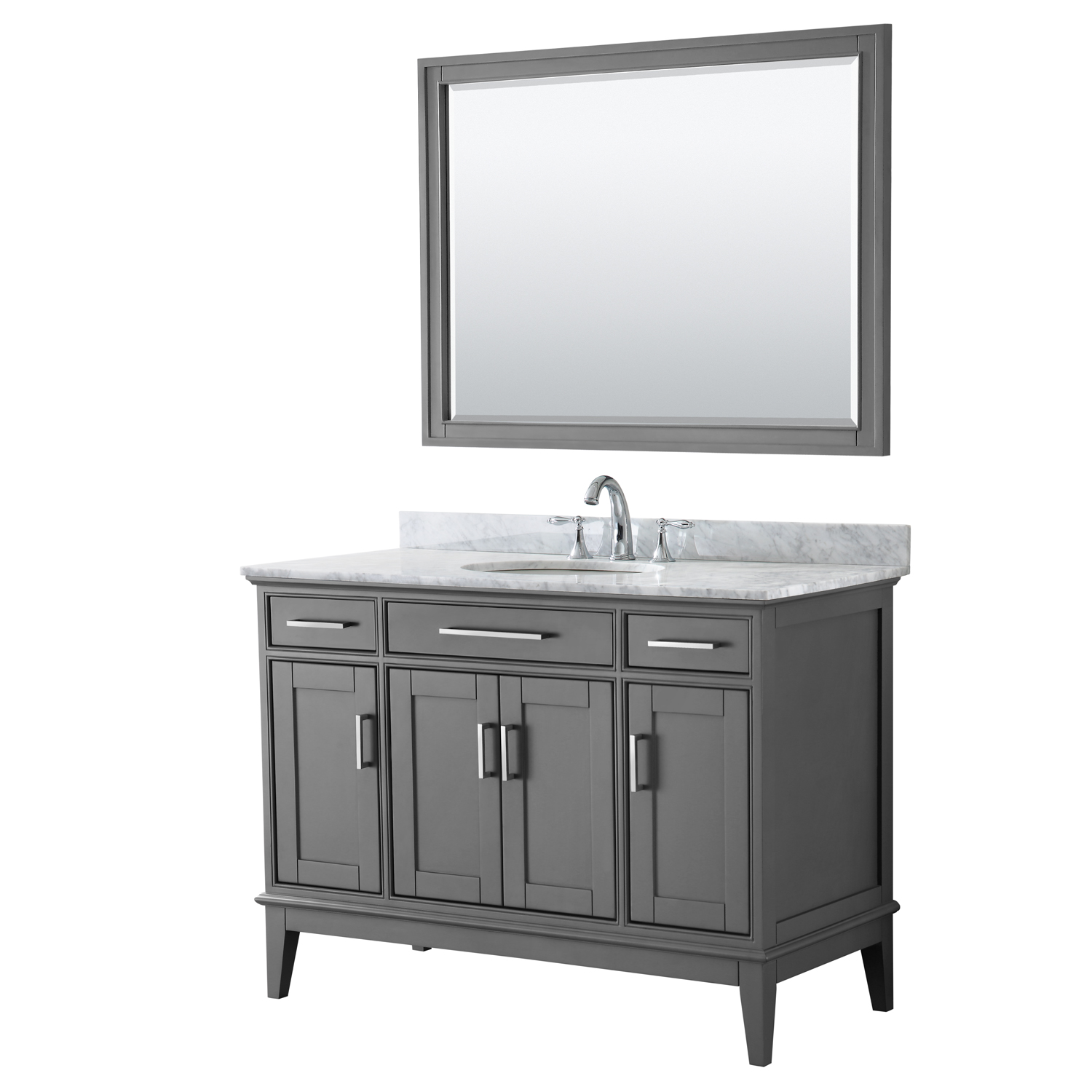 Wyndham Collection Margate 59-in White Bathroom Vanity Cabinet Wyndham Collection Margate 59-in White Bathroom Vanity Cabinet