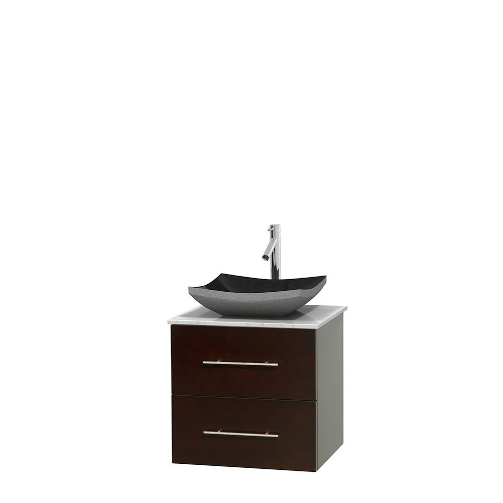Centra 24 Single Bathroom Vanity For Vessel Sink Espresso Beautiful Bathroom Furniture For Every Home Wyndham Collection