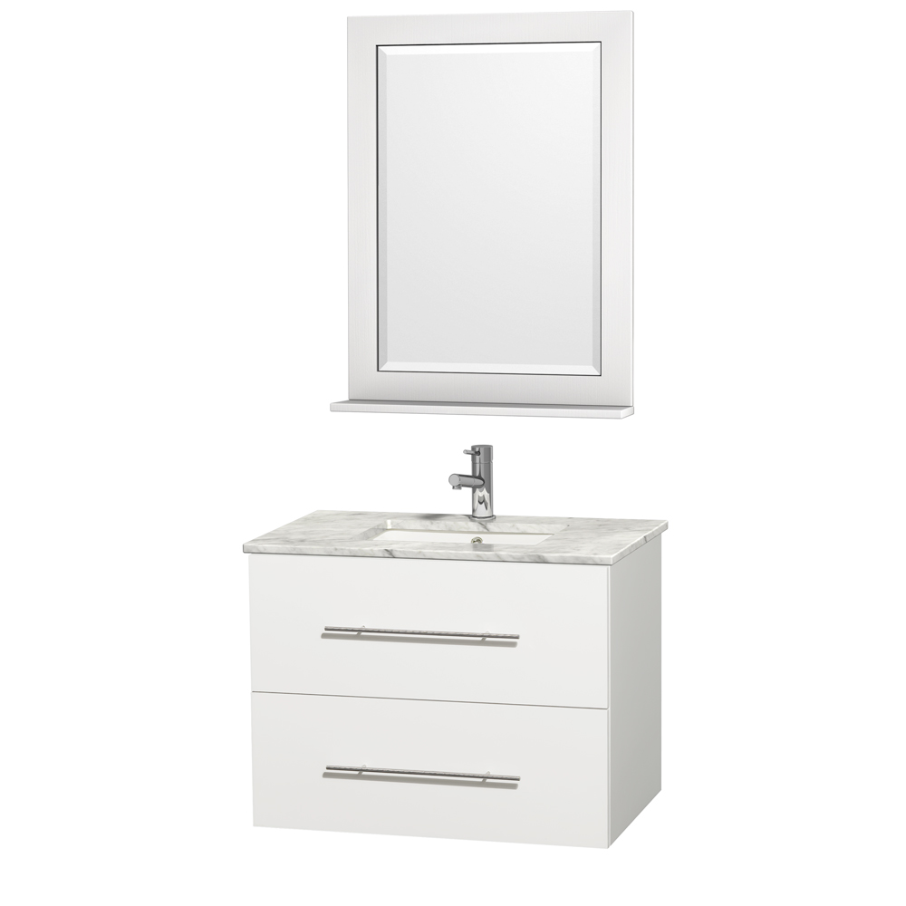 Centra 30 Single Bathroom Vanity For, 30 Vanity Top With Undermount Sink