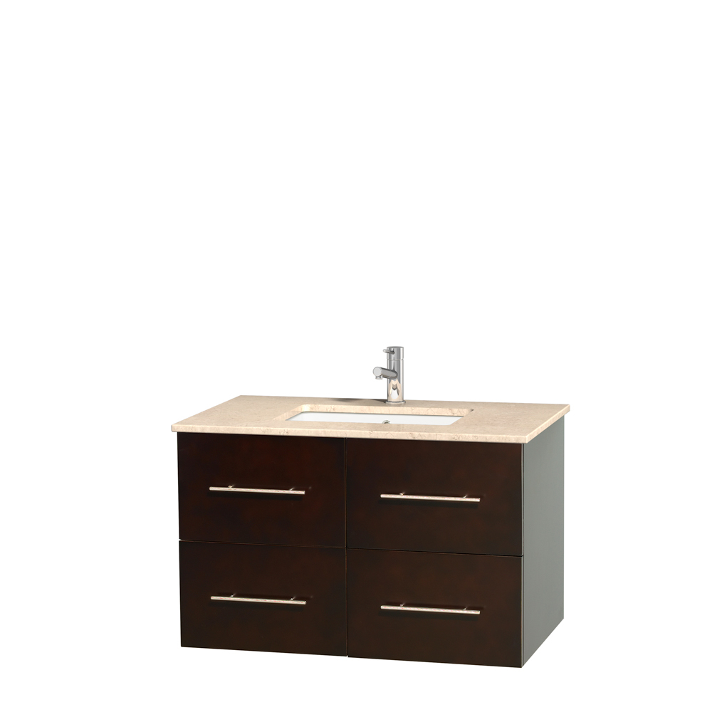 Sarah Storage Cabinet - Espresso  Beautiful bathroom furniture for every  home - Wyndham Collection