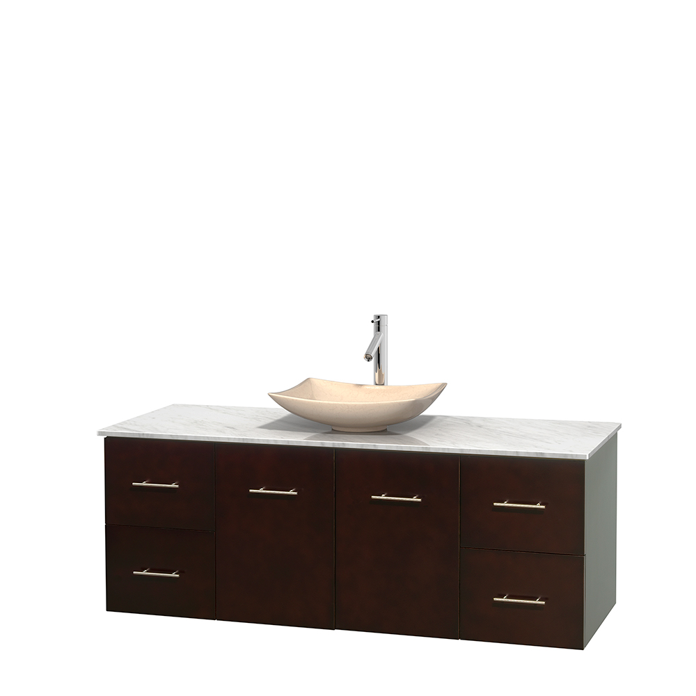 Centra 60 Single Bathroom Vanity For, Modern Vanity 60 Inch Single Sink