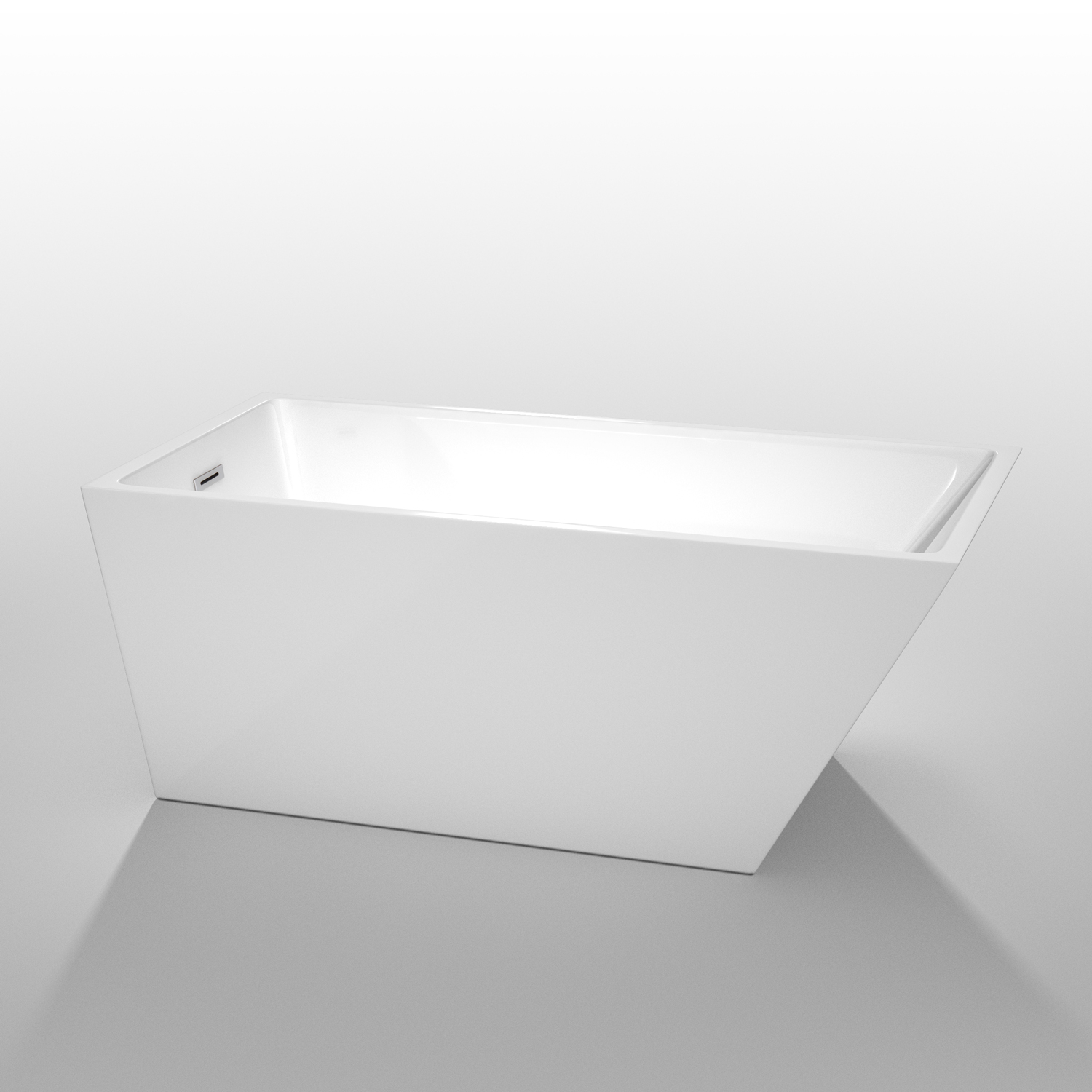 Hannah 59" Soaking Bathtub by Wyndham Collection - White WC-BTK1501-59