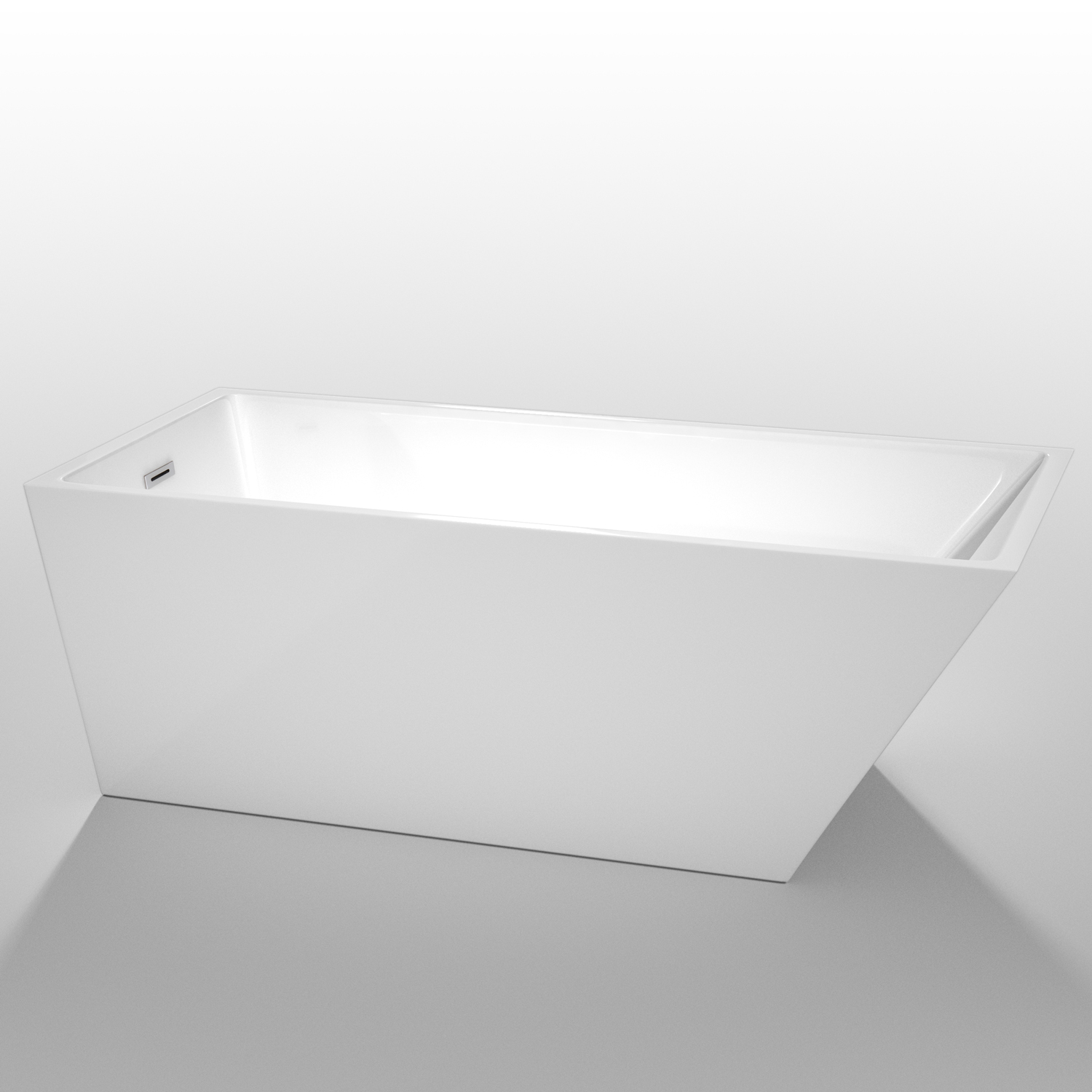 Hannah 67" Soaking Bathtub by Wyndham Collection - White WC-BTK1501-67