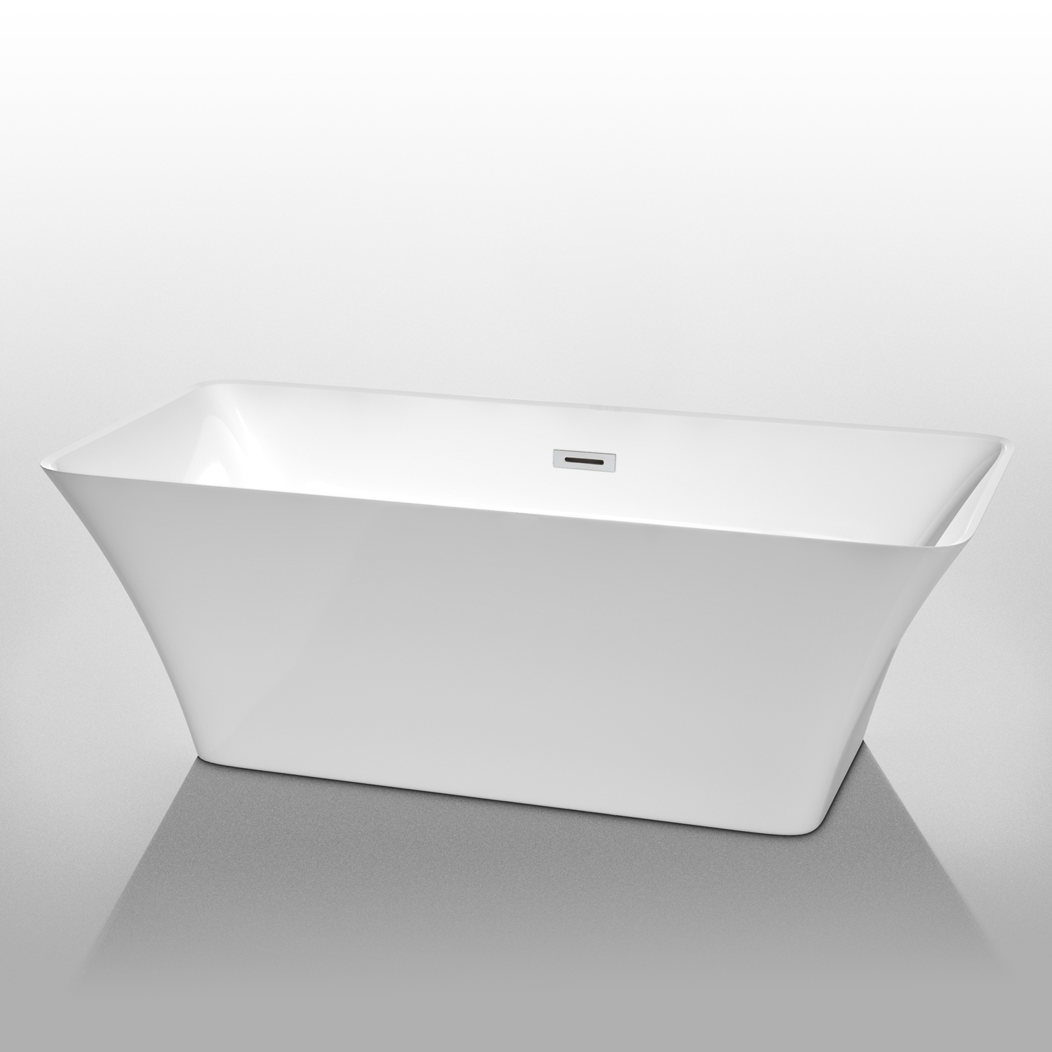 Tiffany 67" Large Soaking Bathtub by Wyndham Collection WC-BTK1504-67