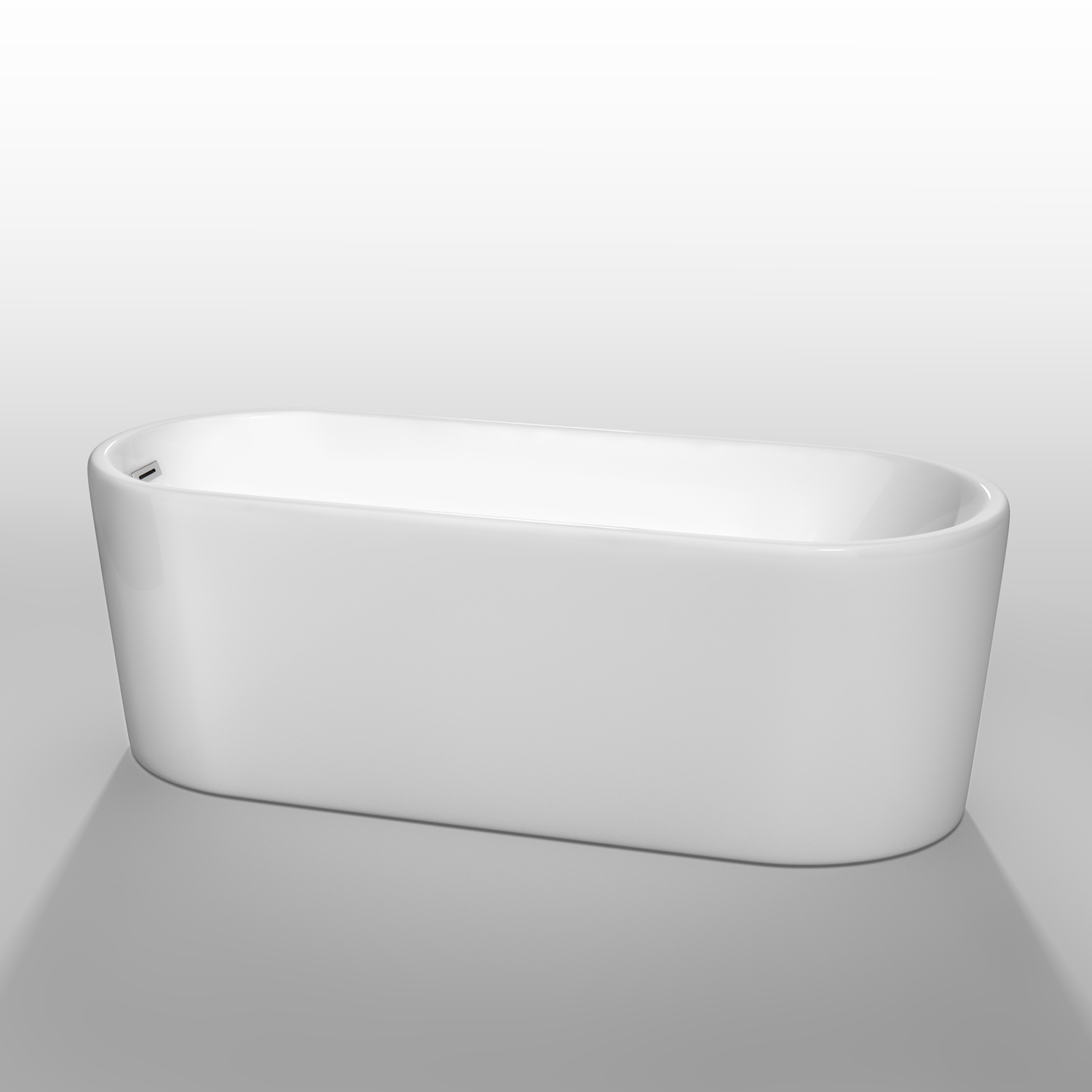 Ursula 67" Soaking Bathtub by Wyndham Collection - White COPY WC-BTE1511-67