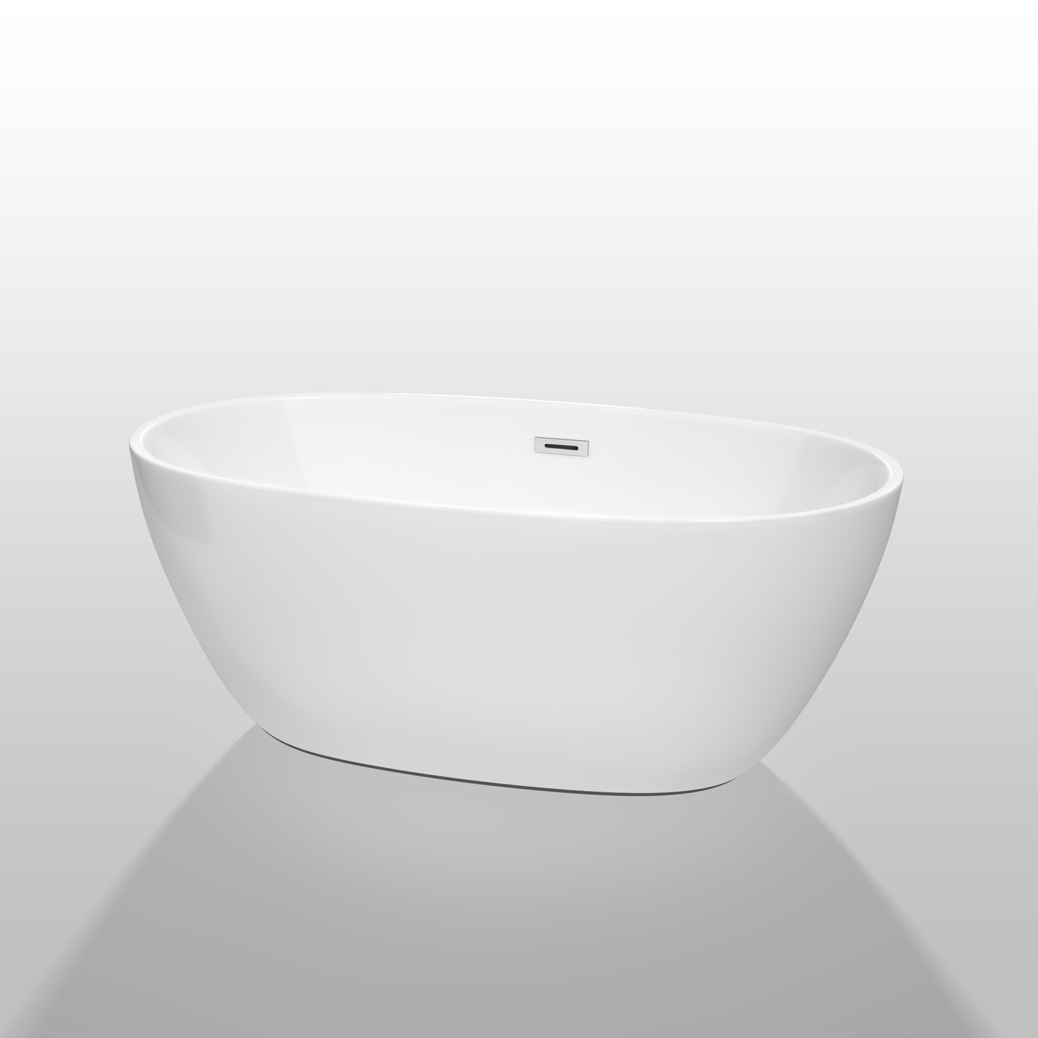 Juno 59" Soaking Bathtub by Wyndham Collection - White WC-BTK1561-59