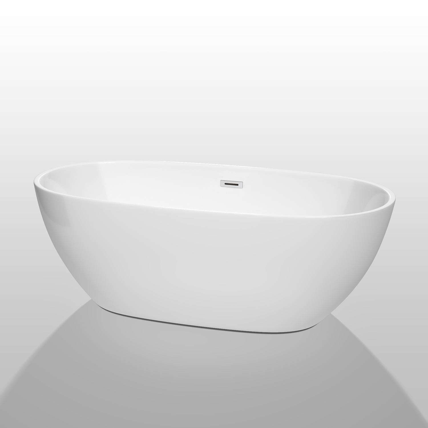 Juno 67" Soaking Bathtub by Wyndham Collection - White WC-BTK1561-67