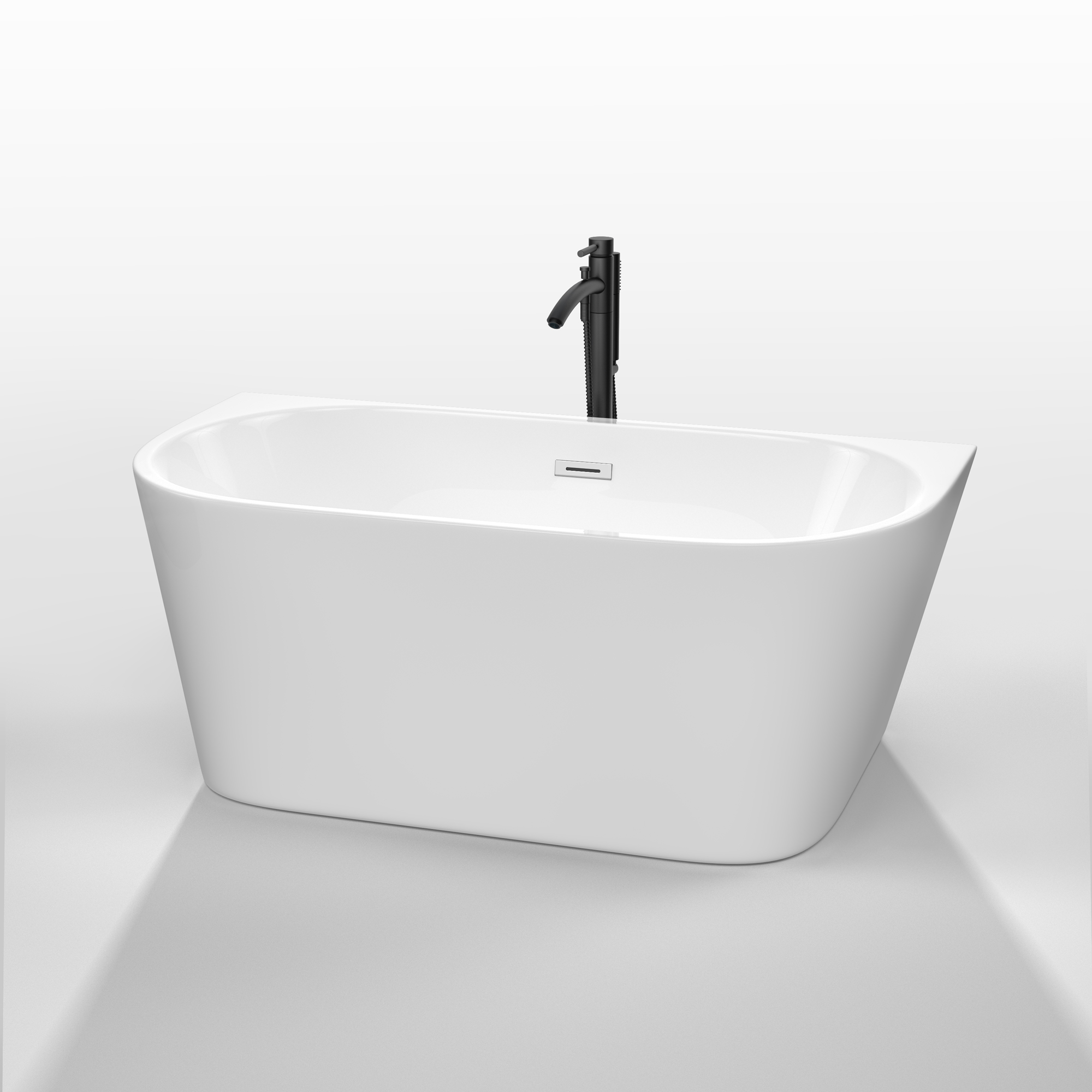 Callie 59" Soaking Bathtub By Wyndham Collection - White | Beautiful Bathroom Furniture For Every Home - Wyndham Collection