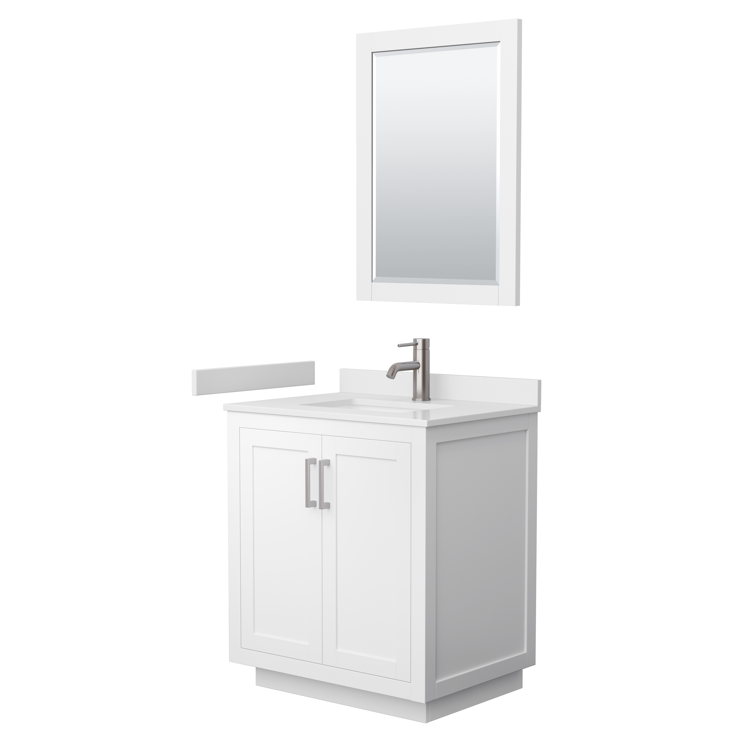 Miranda 36" Single Vanity with Carrara Marble Counter - Dark Blue WC-2929-36-SGL-VAN-BLU