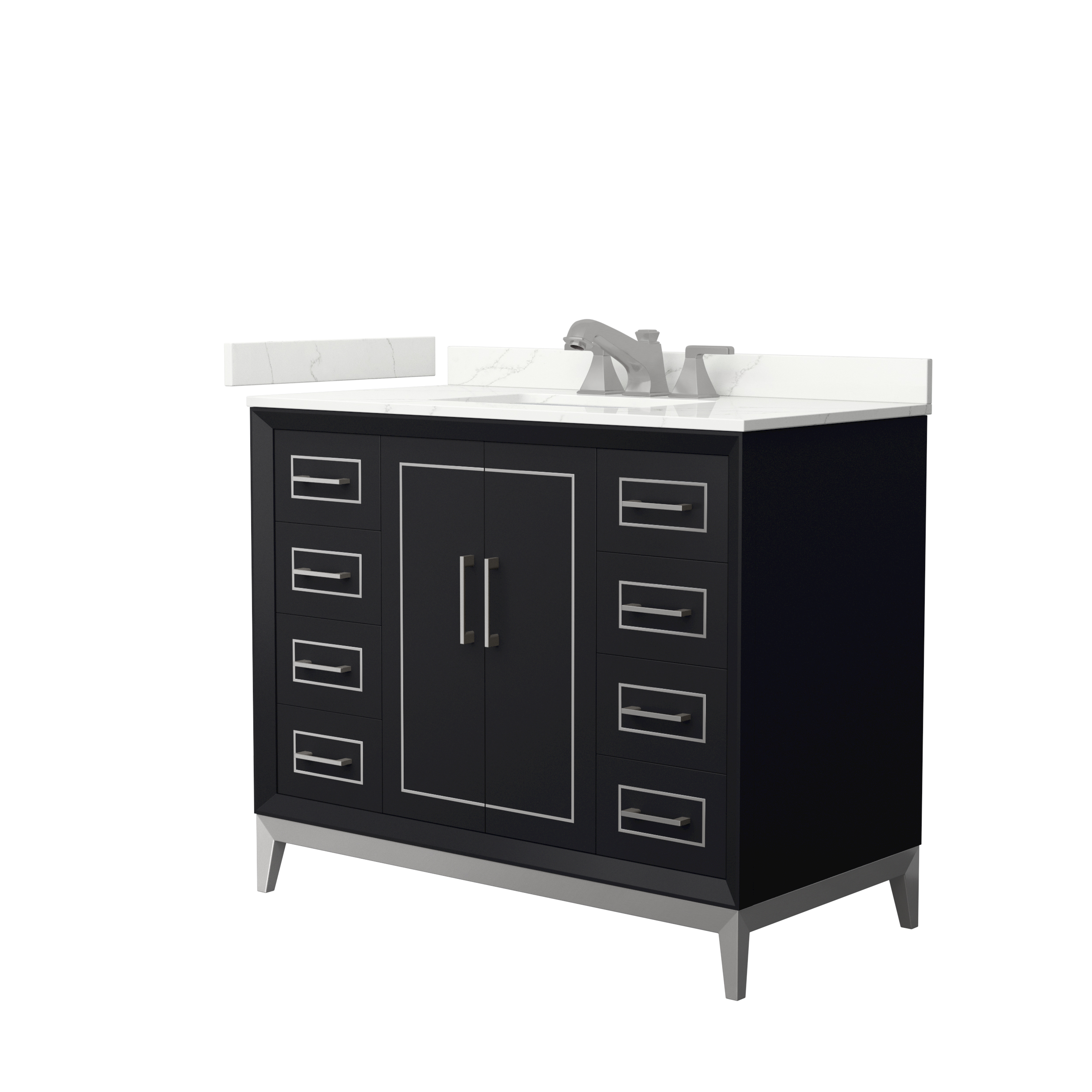 Marlena 42" Single Vanity - Black WC-5151-42-SGL-VAN-BLK