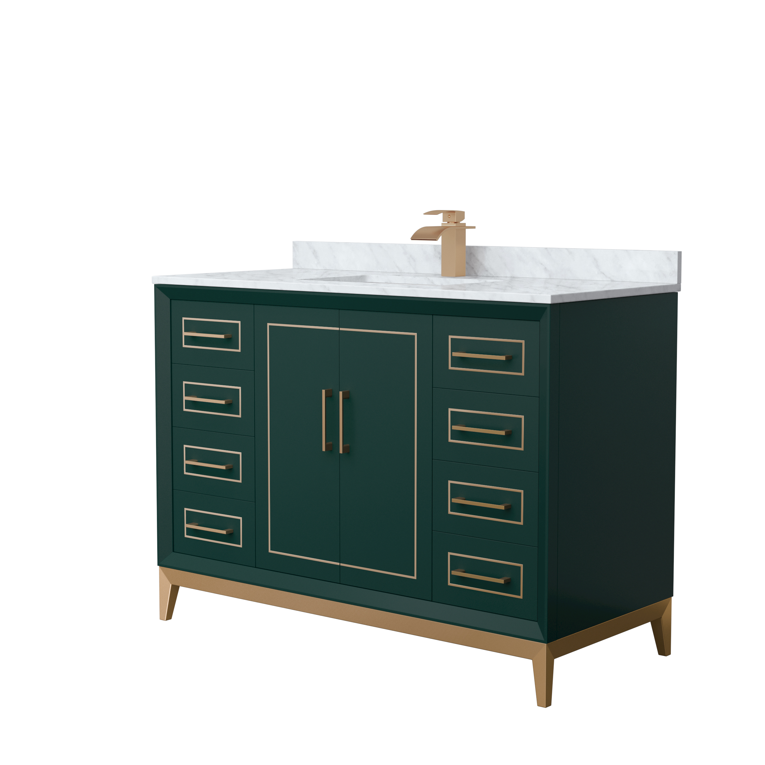Marlena 48" Single Vanity - Green WC-5151-48-SGL-VAN-GRN