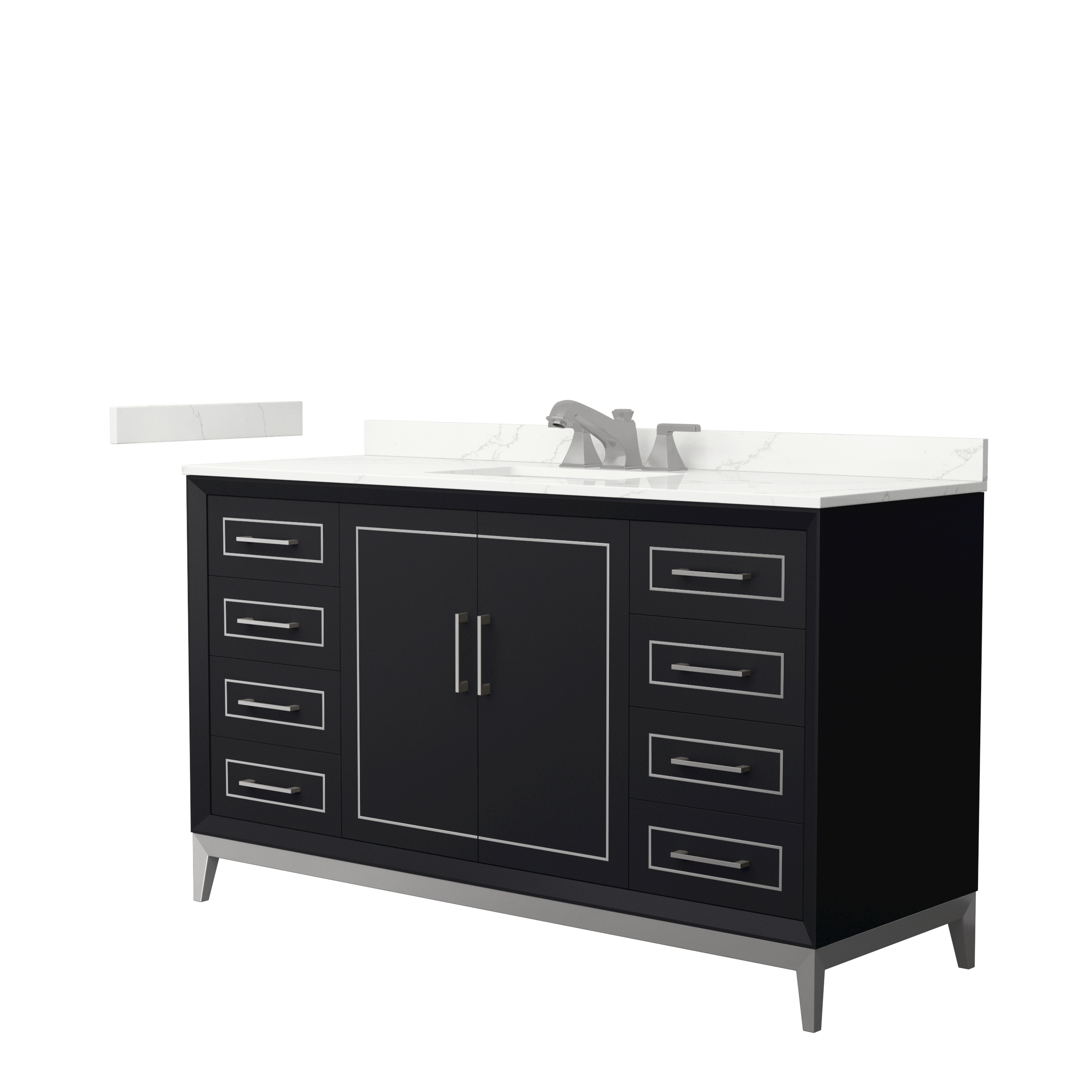 Marlena 60" Single Vanity - Black WC-5151-60-SGL-VAN-BLK