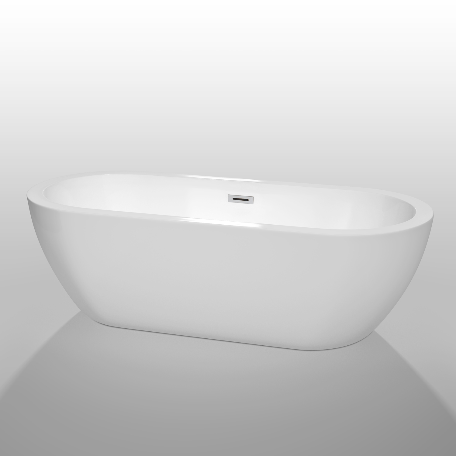 Soho 72" Soaking Bathtub by Wyndham Collection - White WC-BTM1002-72