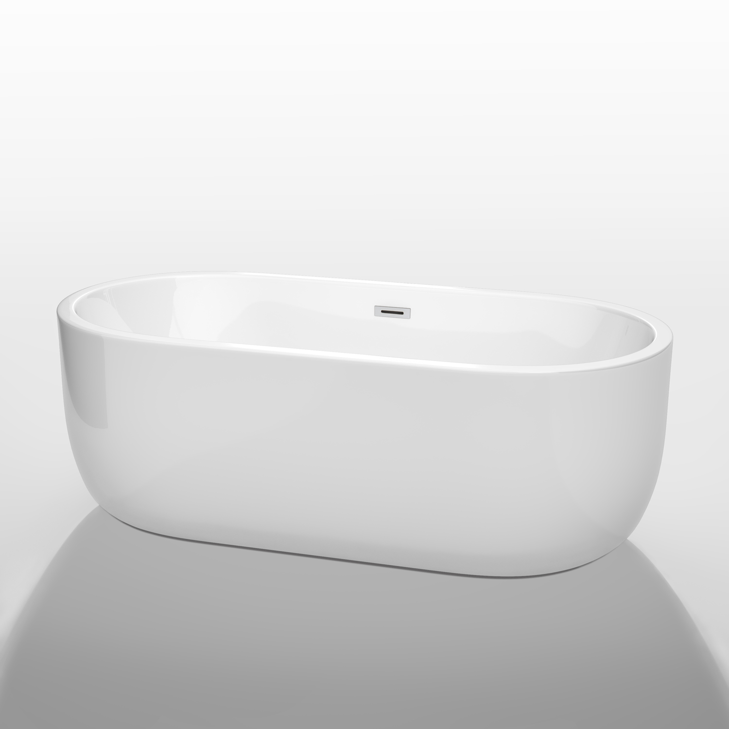 Juliette 67" Soaking Bathtub by Wyndham Collection - White WC-BT1013-67