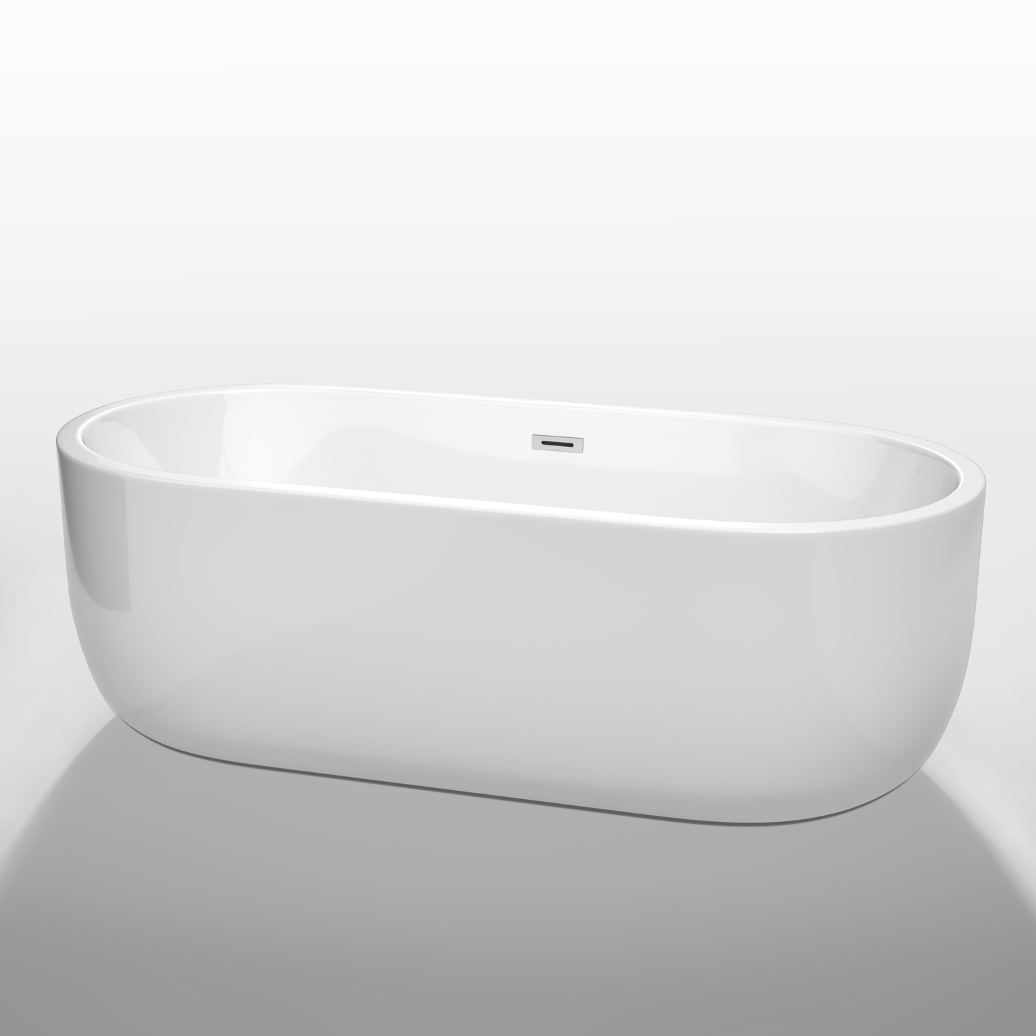 Juliette 71" Soaking Bathtub by Wyndham Collection - White WC-BT1013-71