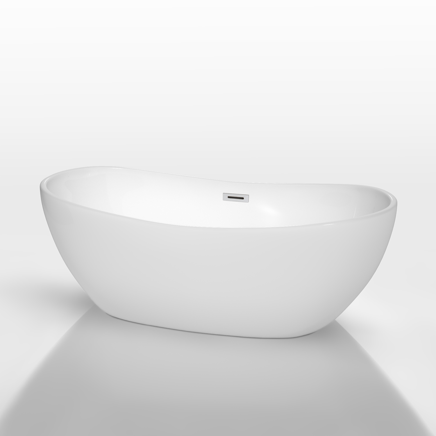 Rebecca 65" Soaking Bathtub by Wyndham Collection - White COPY WC-BTU1014-65