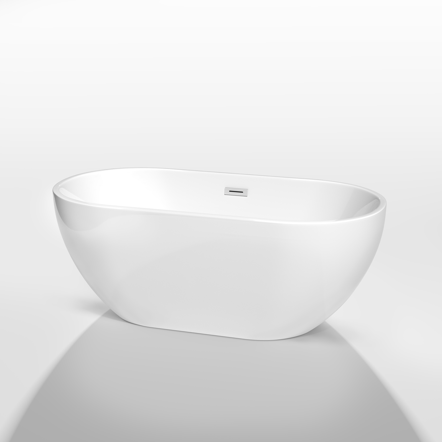 Carissa 60" Soaking Bathtub by Wyndham Collection - White WC-BT1012-60